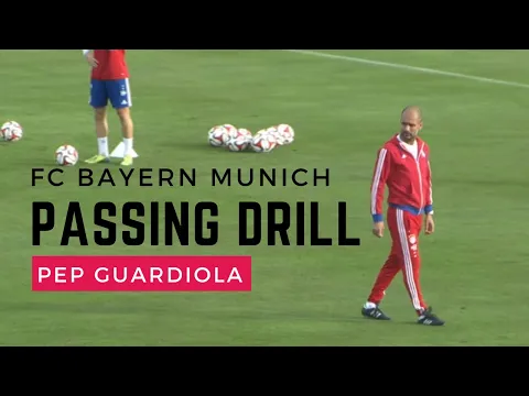 FC Bayern Munich - passing drill by Pep Guardiola