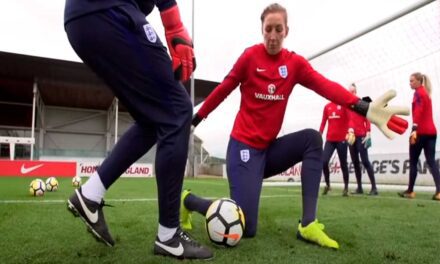 England Womens Goalkeeper Training